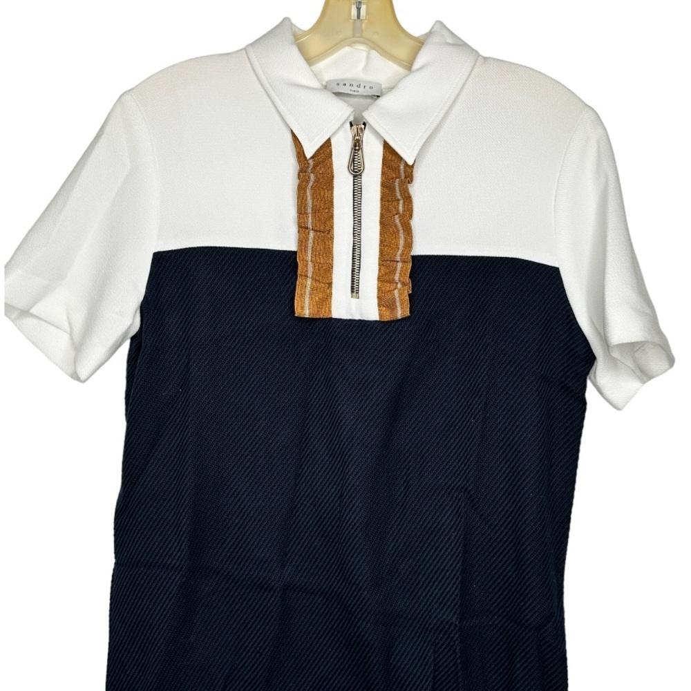 Sandro Paris Navy‎ Dress - Picture 2 of 10